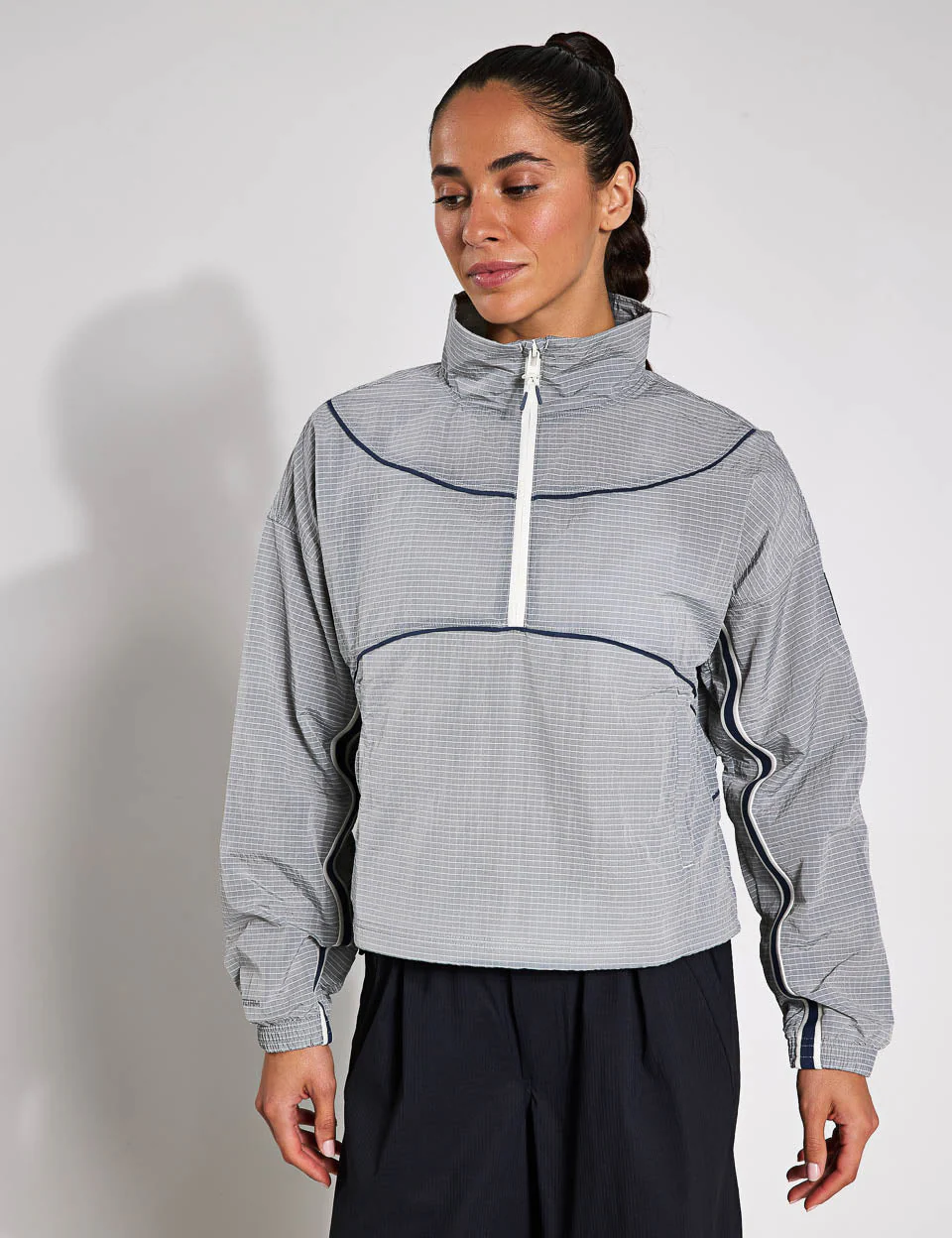 Run 96 Jacket - White Quartz/Downpour Grey