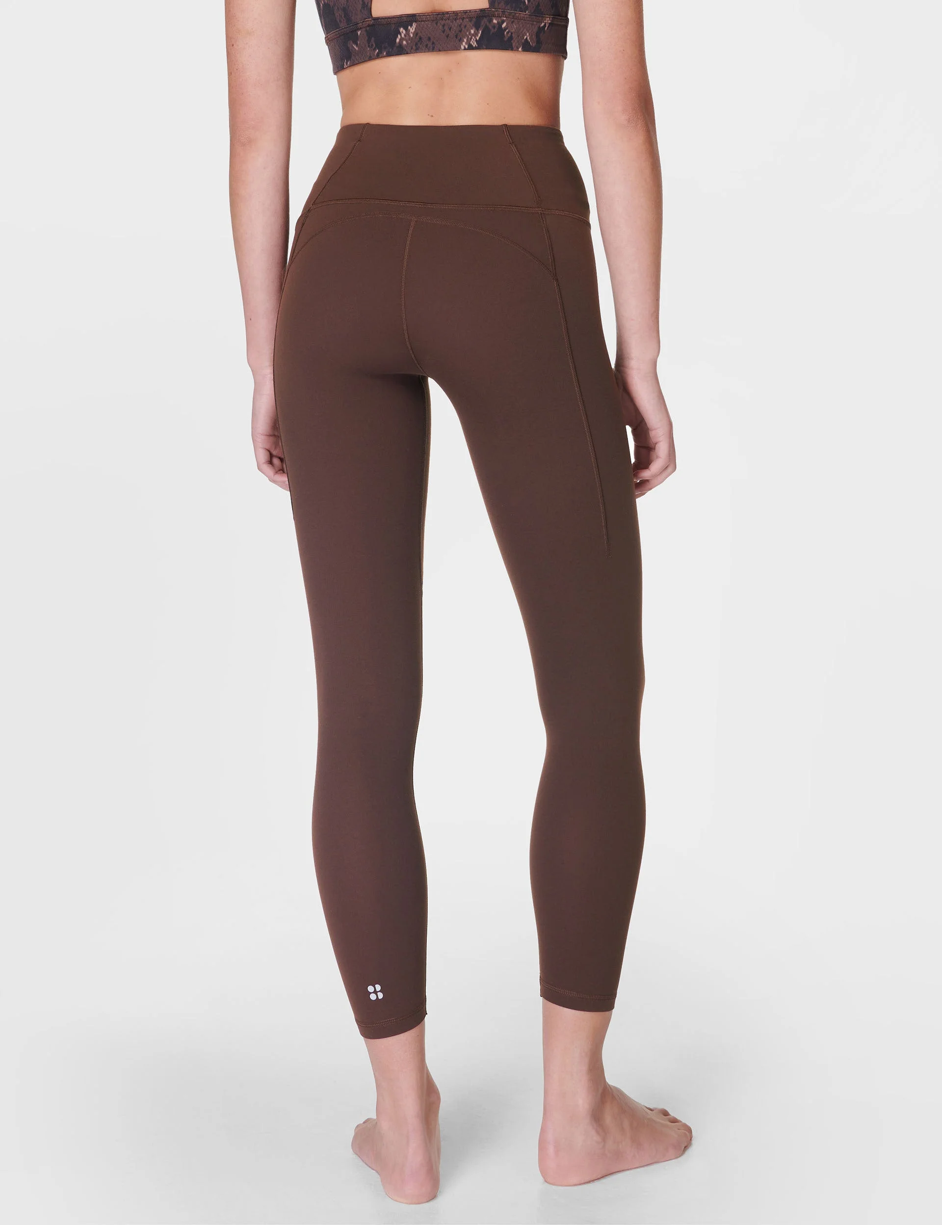Super Soft 7/8 Yoga Leggings - Cacao Brown