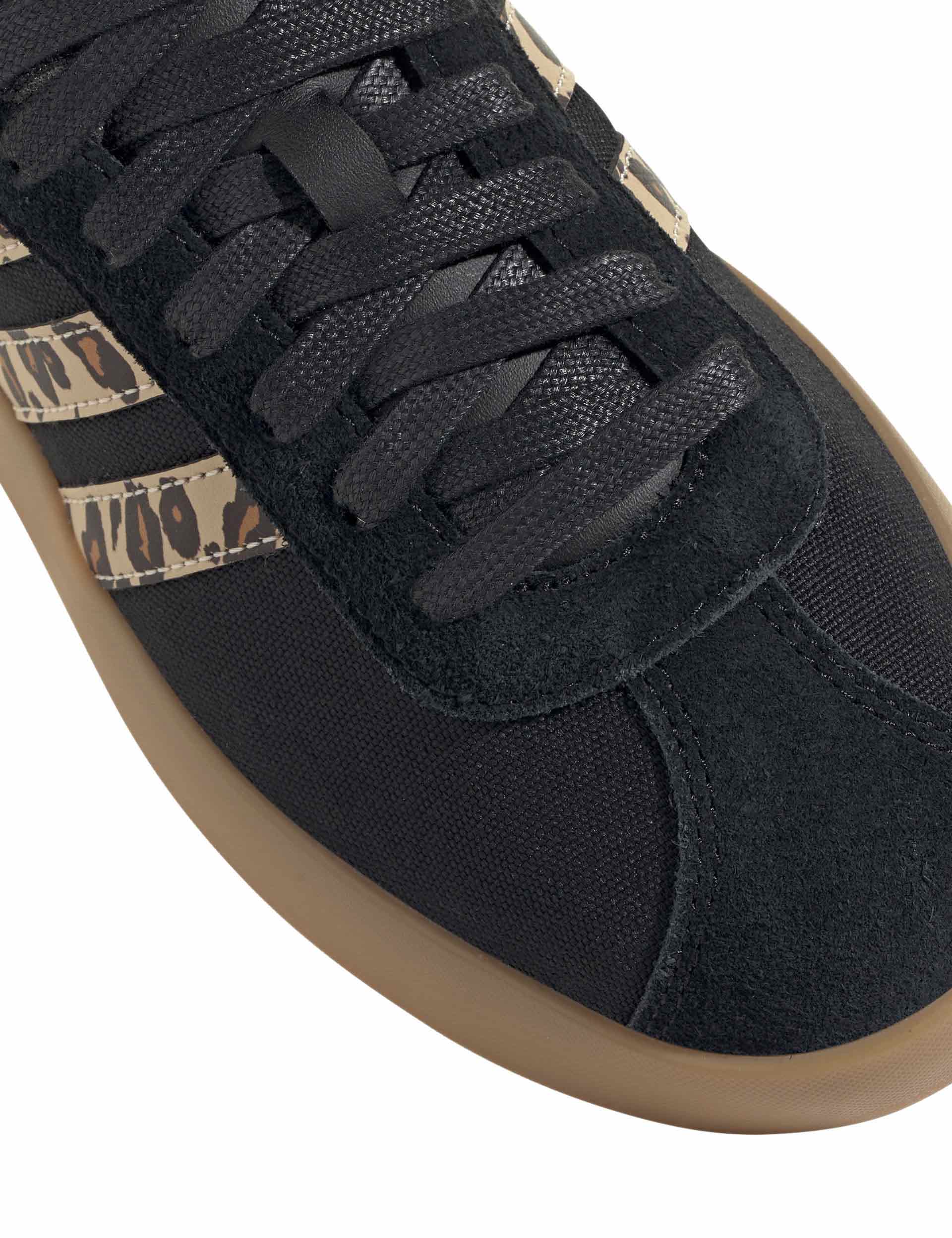 VL Court 3.0 Shoes - Core Black/Shadow Brown/Matte Gold