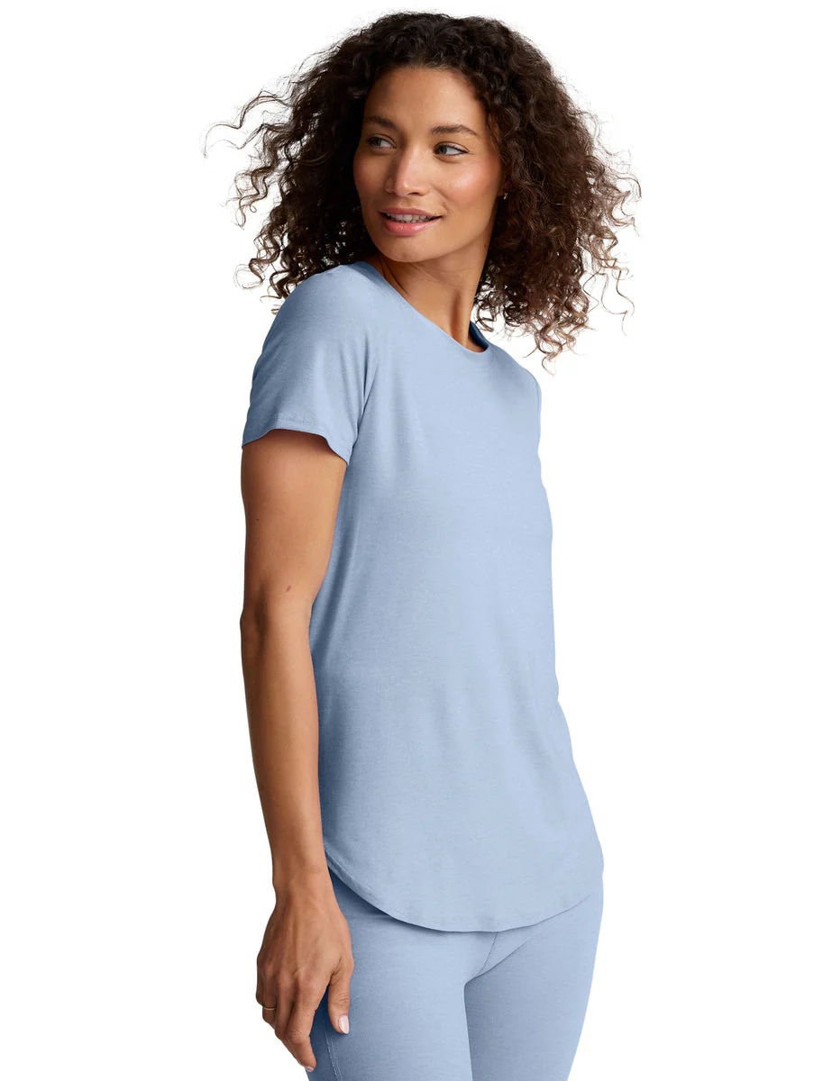 Featherweight On The Down Low Tee - Blue Zen Heather