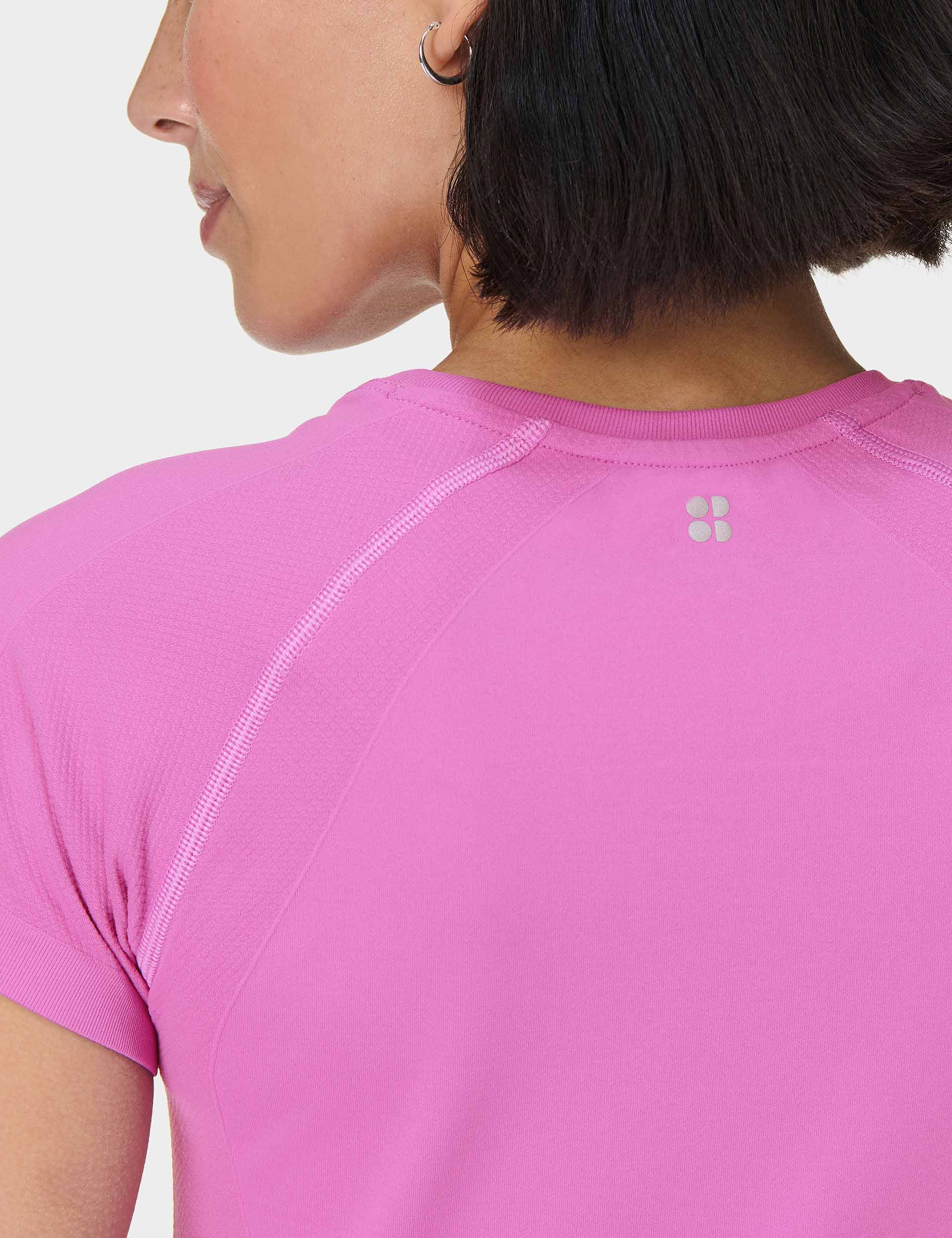 Athlete Seamless Gym T-Shirt - Allium Pink