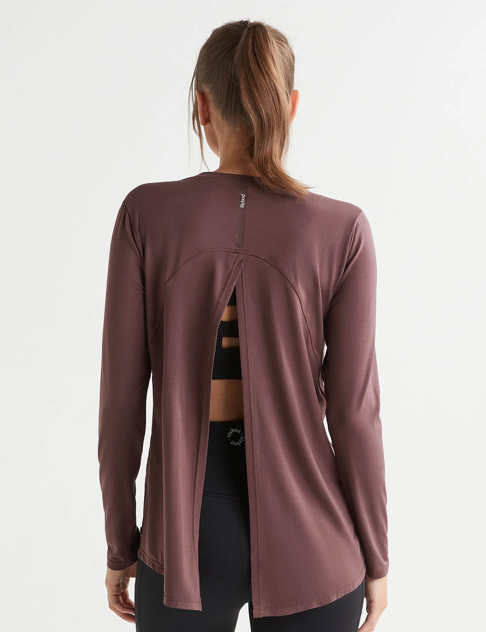 Kendall Long Sleeve Top - Burgundy