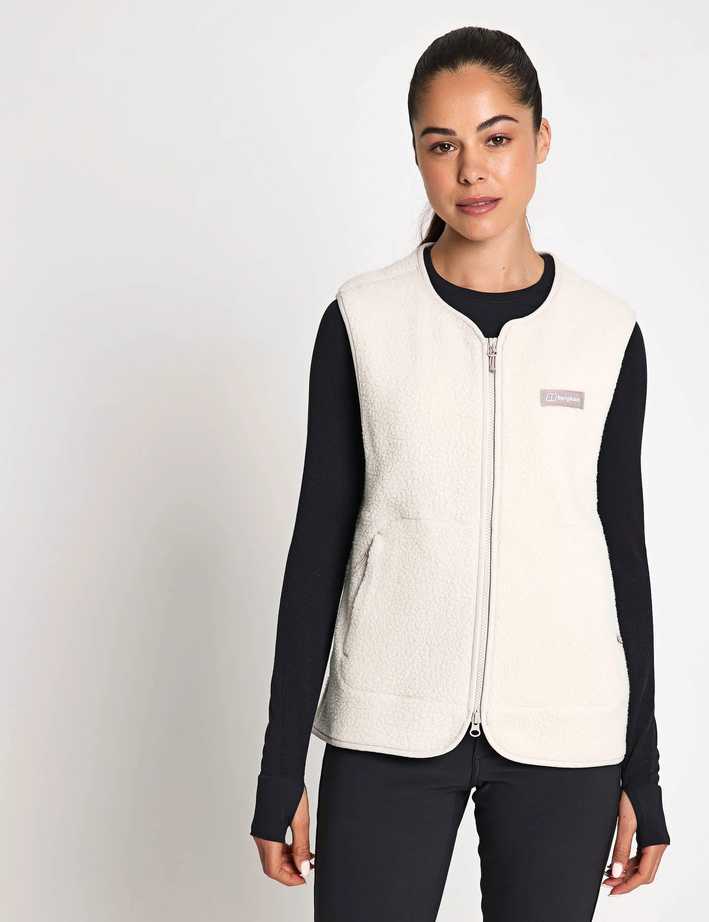 Hanby Relaxed Vest - Stone