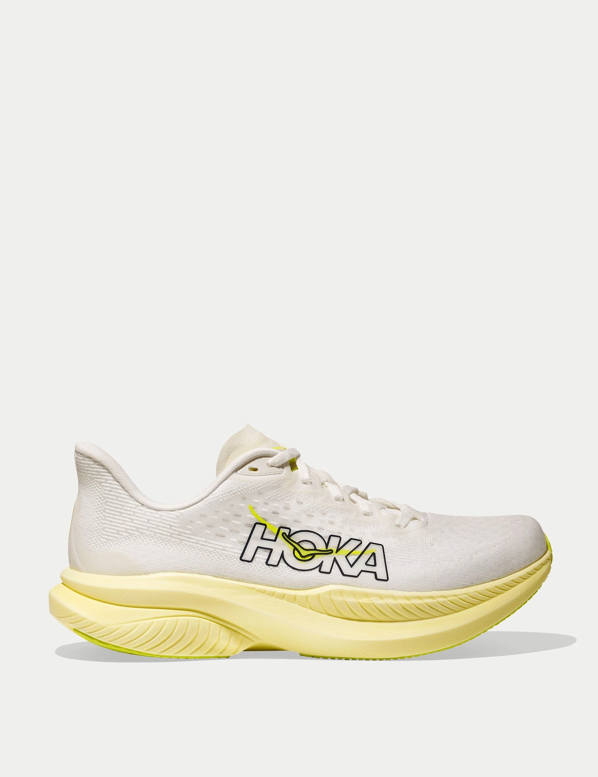 Mach 6 - White/Neon Hoka Citrus