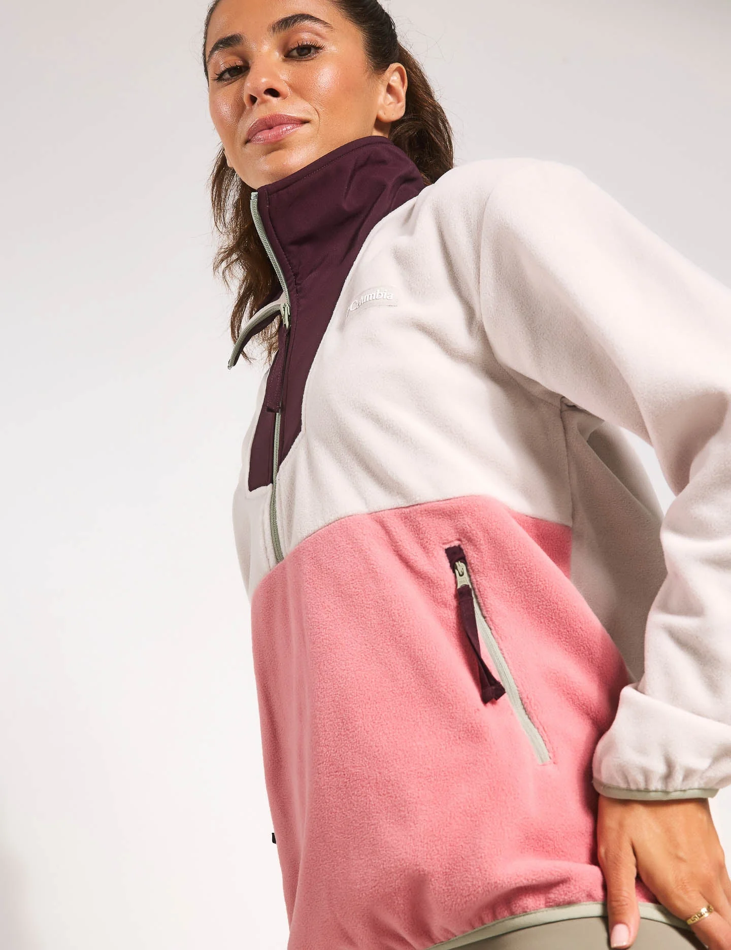 Sequoia Grove 1/2 Zip Fleece - Dark Stone