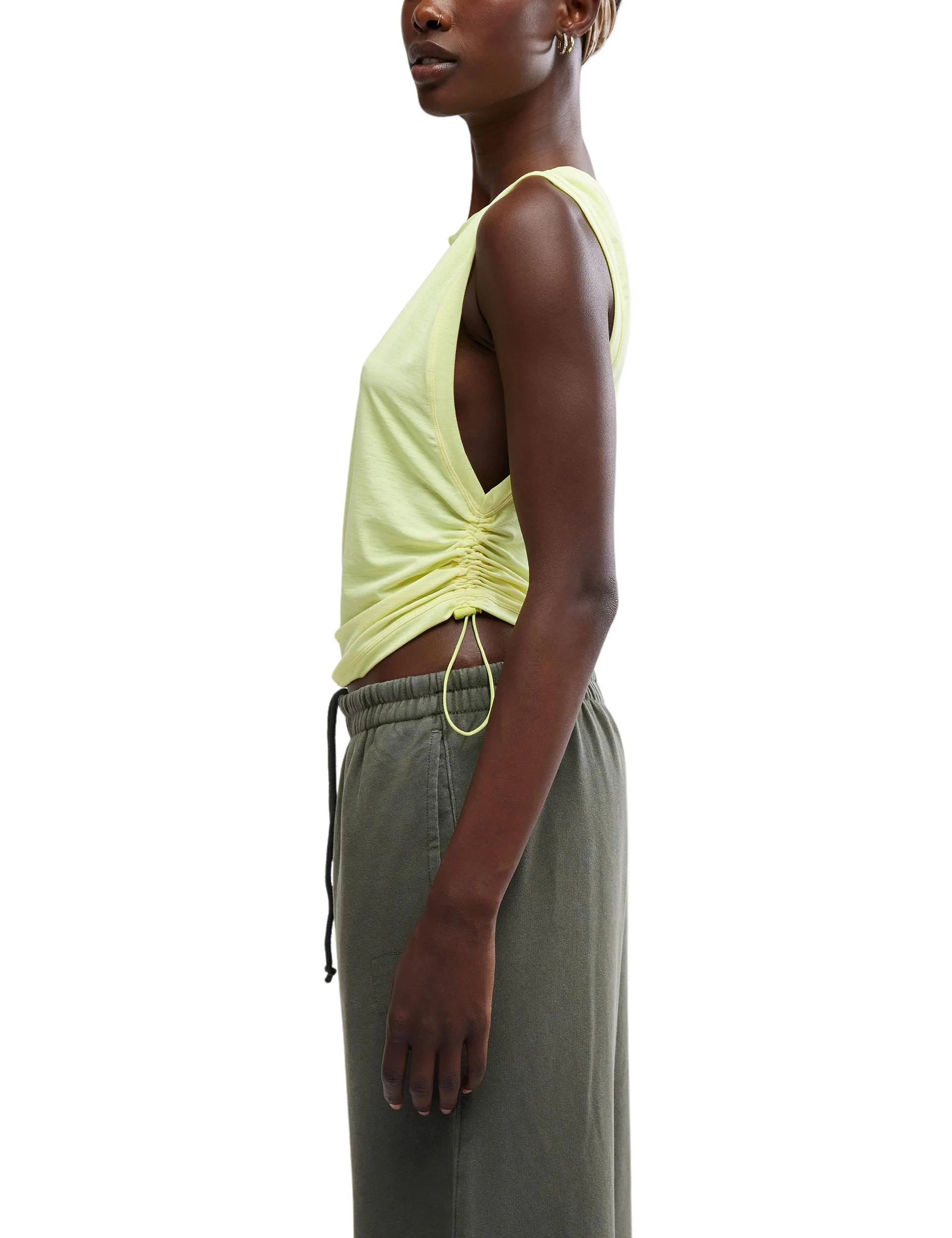 Tempo Sport Mode Muscle Tee - Sour Citrus