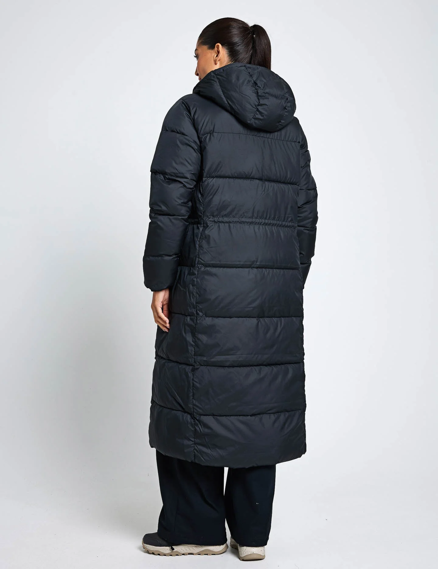 Pike Lake III Long Puffer Jacket - Black