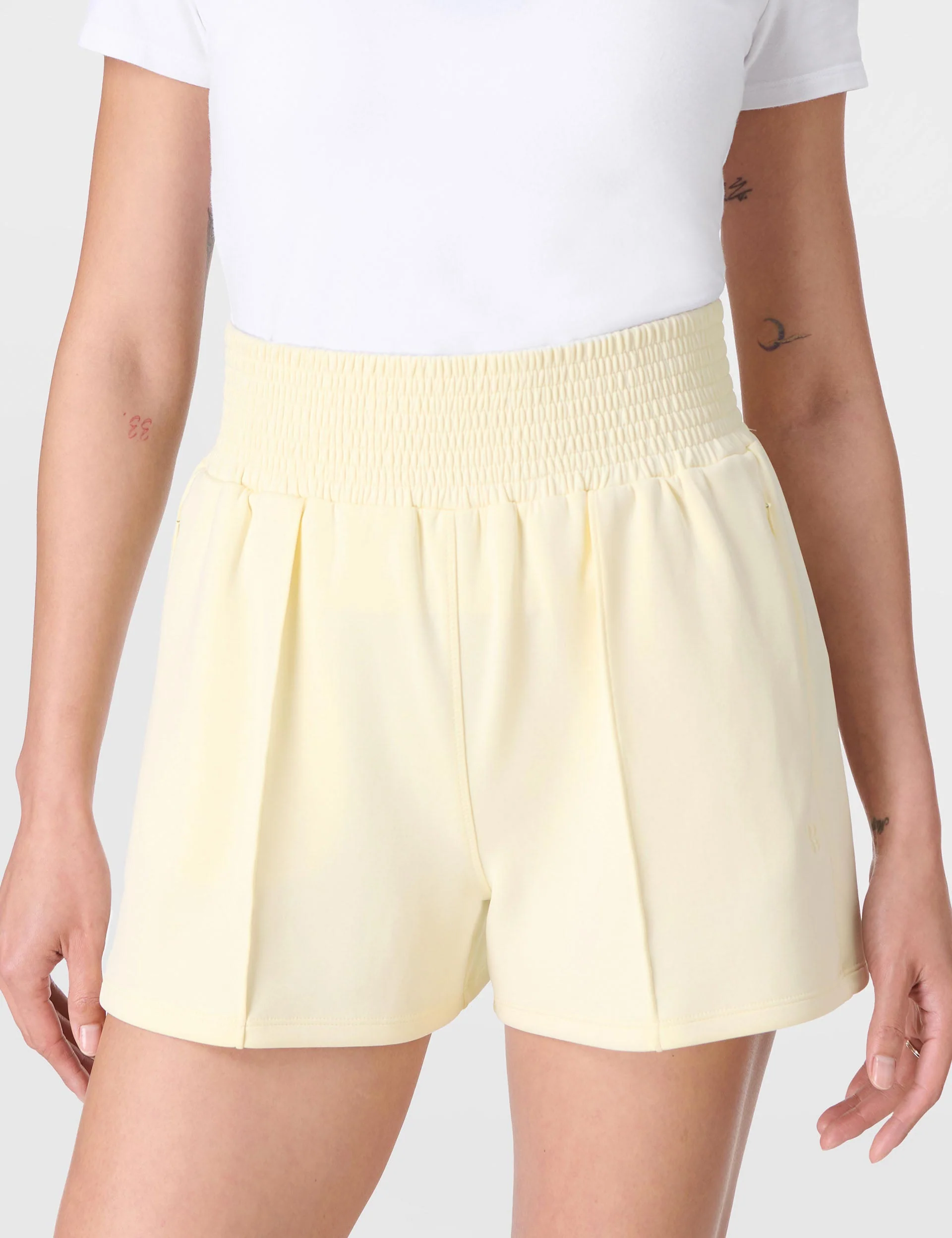 Sand Wash CloudWeight Shorts - Buttercream Yellow