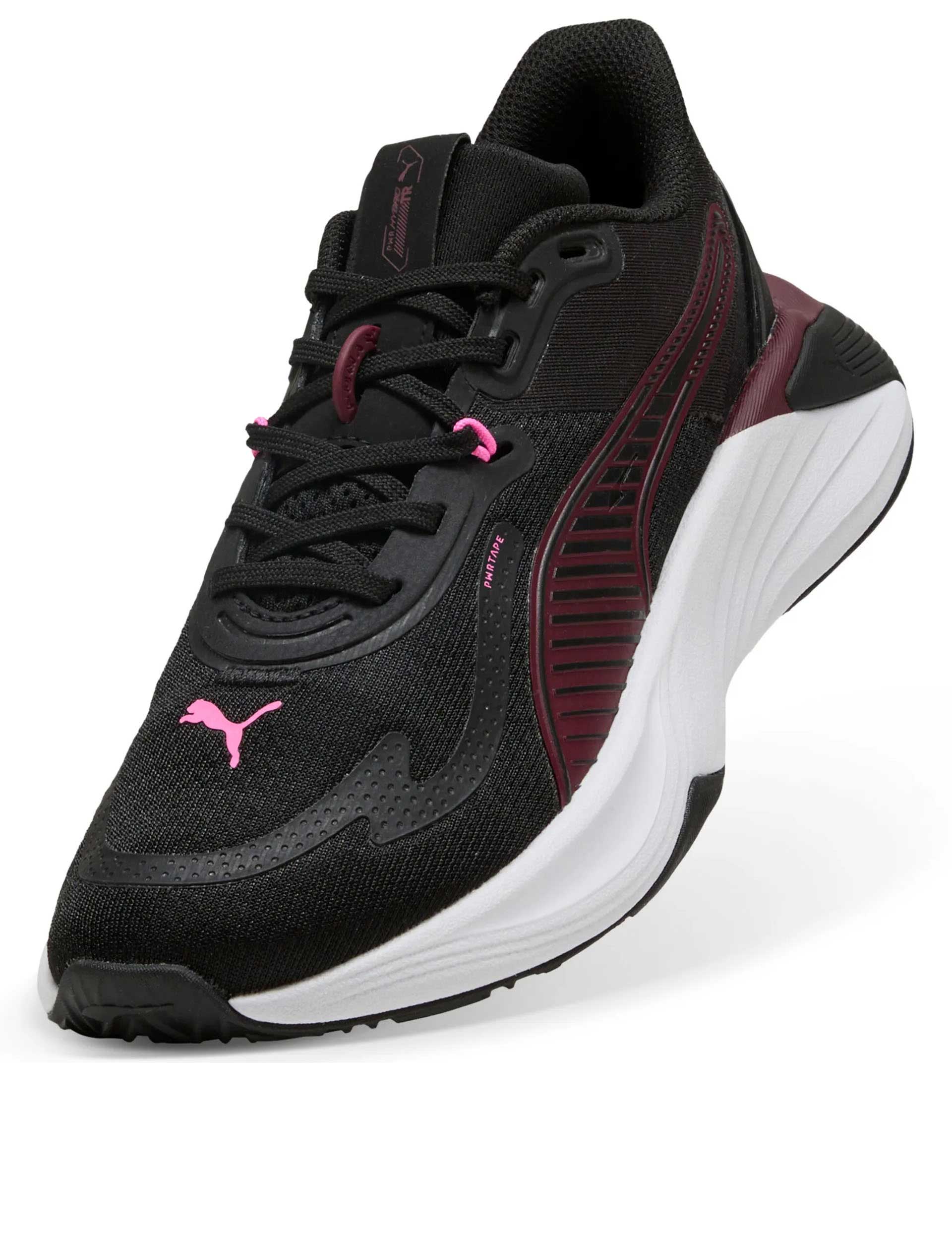 PWR Hybrid Training Shoes - Black/Ruby Shimmer/Pink Pixel
