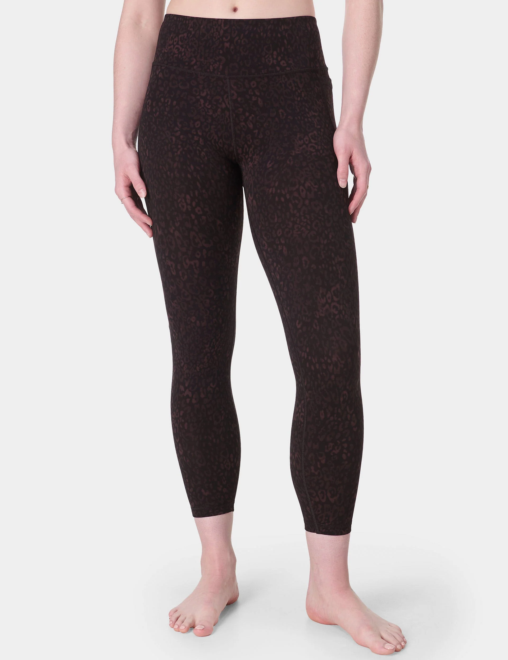 Ultimate Studio 7/8 Leggings - Brown Panther Print