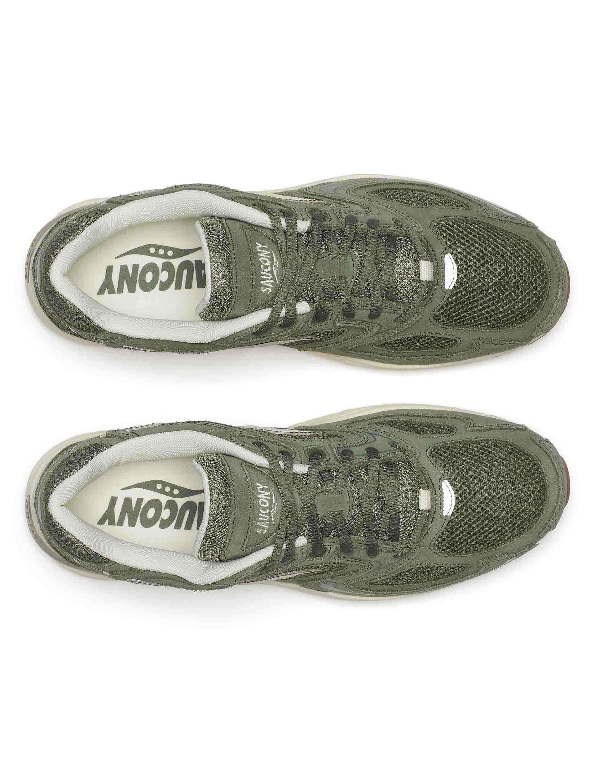 Grid Jazz 9 - Olive/Off White