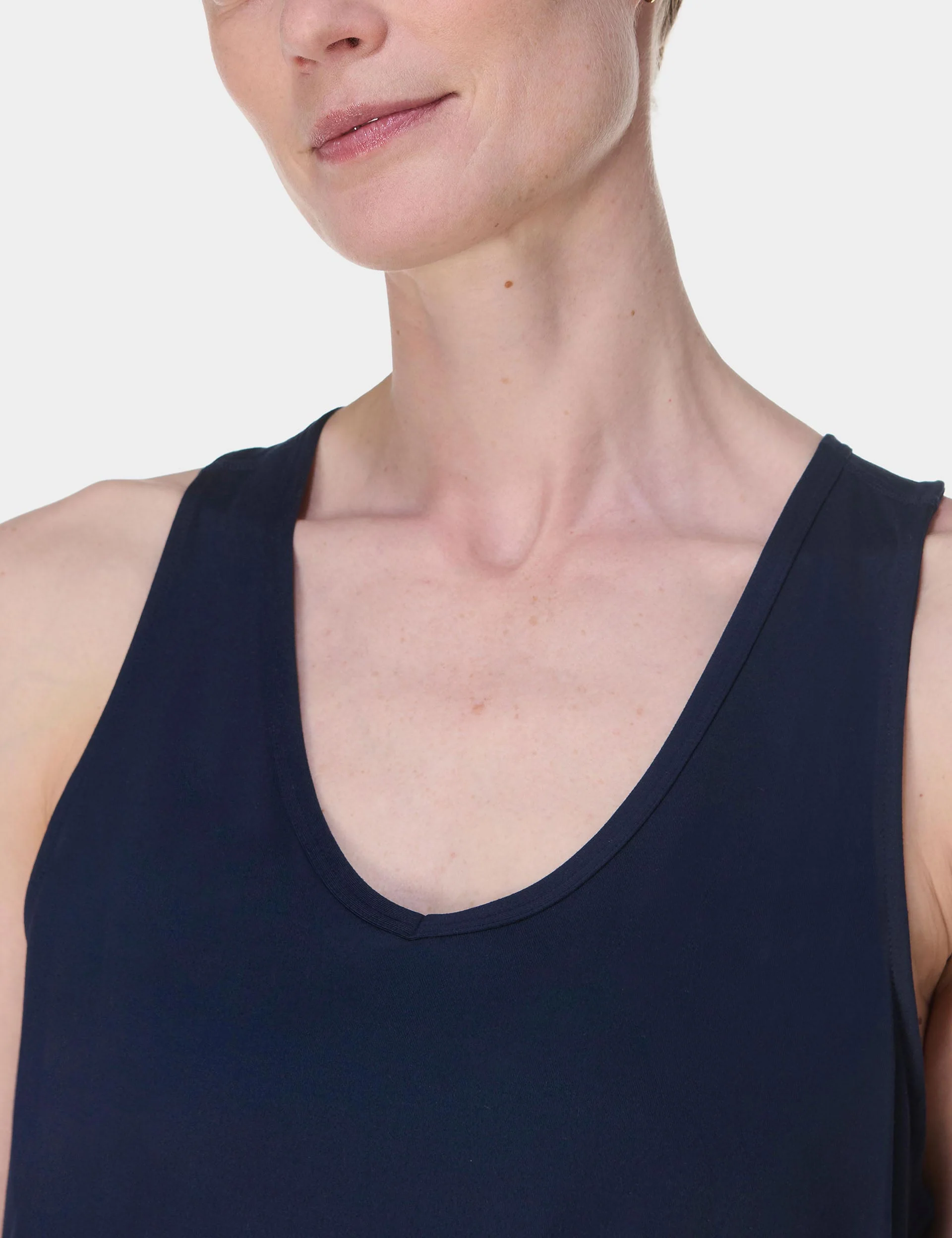 Gaia Performance Yoga Jumpsuit - Navy Blue
