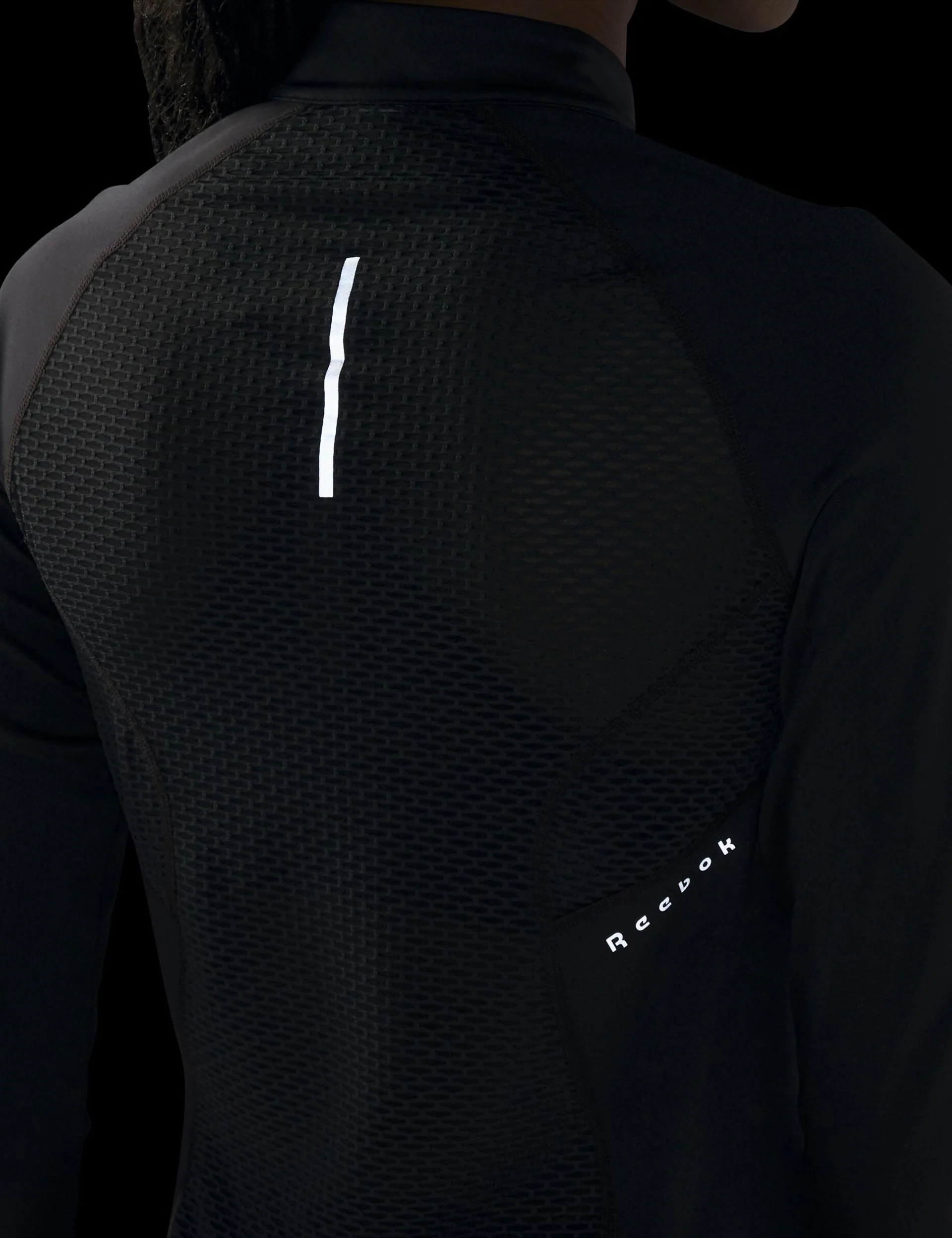 Running 1/4 Zip - Night Black