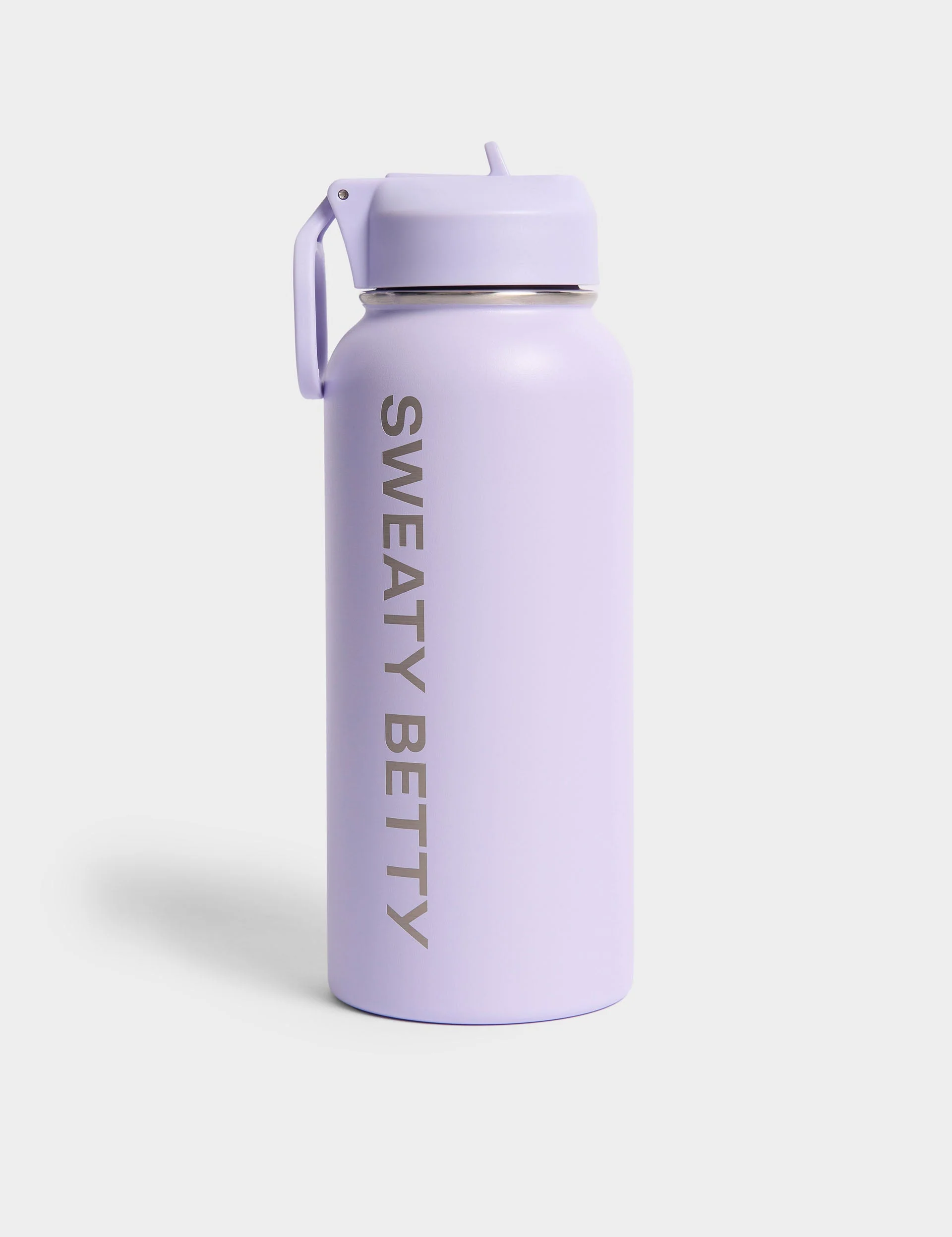 Keep It Chill Straw Water Bottle 950ml - Heather Purple