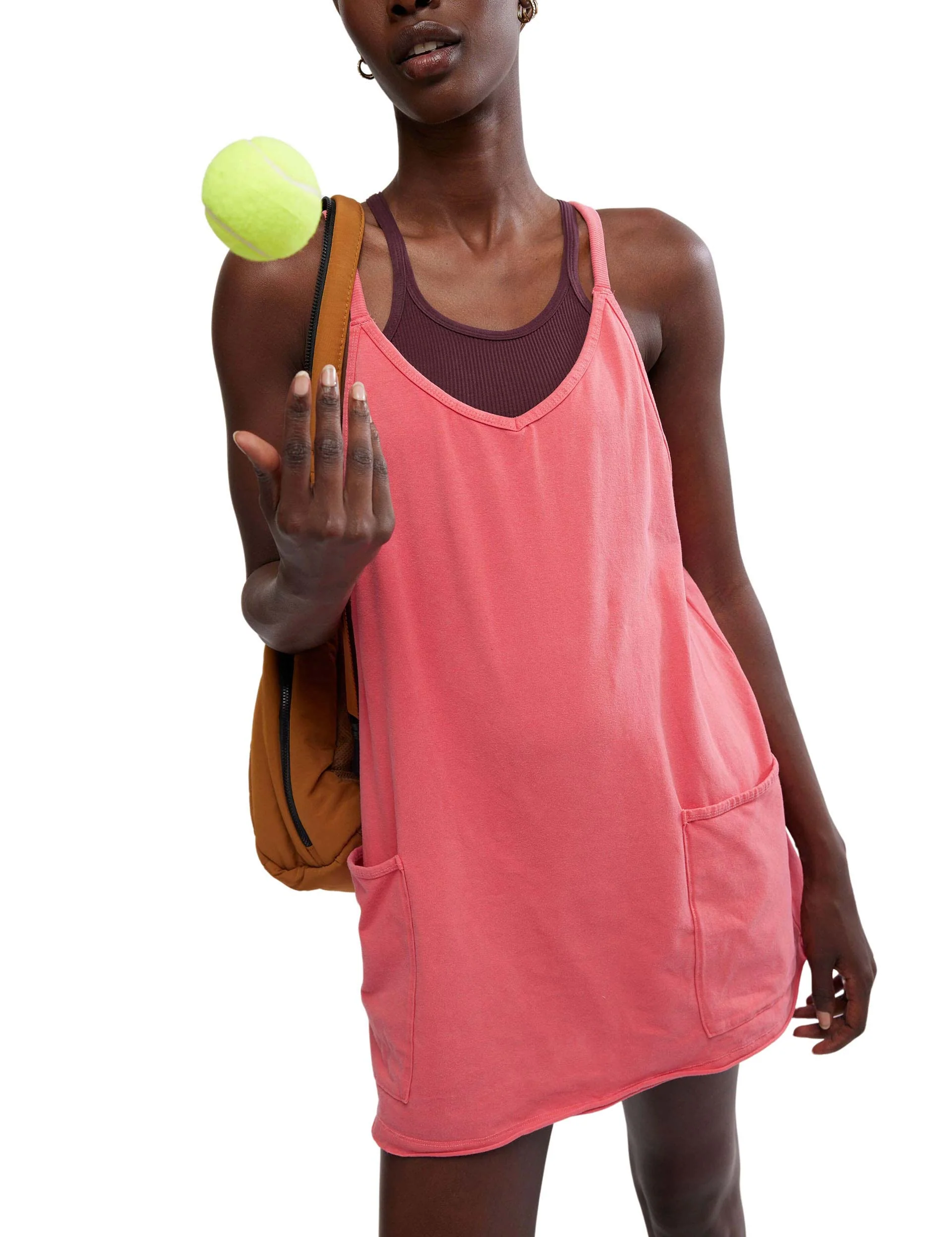 Hot Shot Mini Dress - Hibiscus