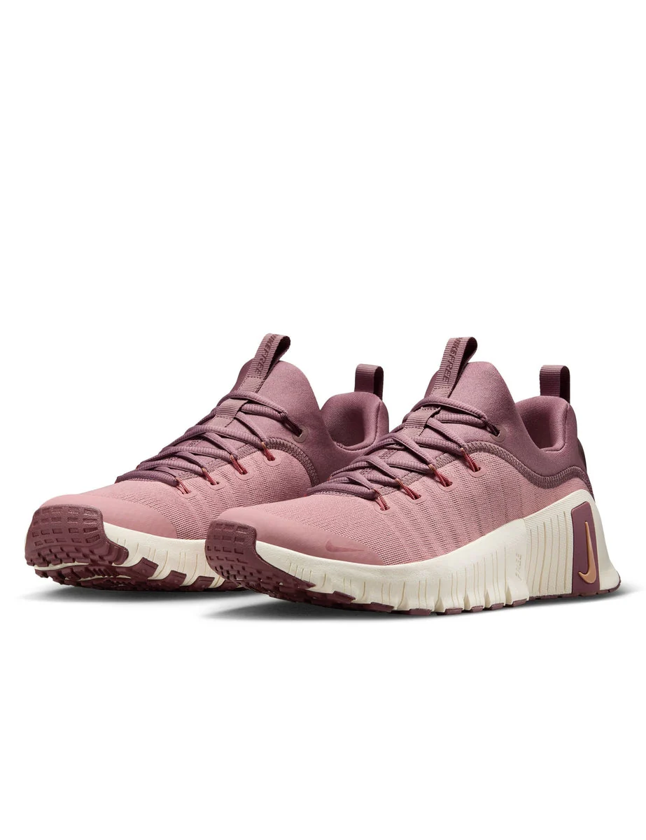 Free Metcon 6 Shoes - Particle Pink/Pale Ivory/Red Sepia/Metallic Rose Gold
