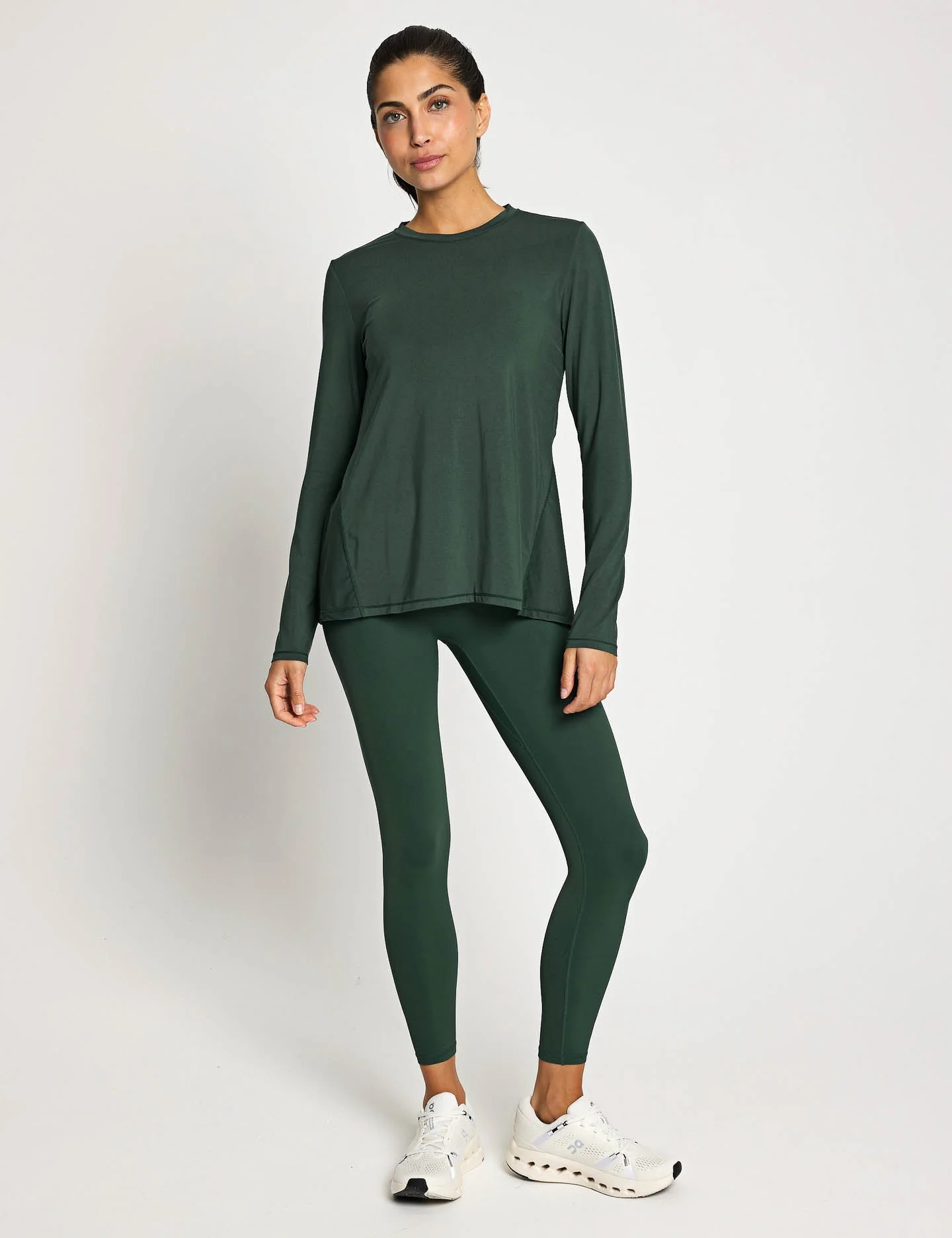 Kendall Long Sleeve Top - Deep Green