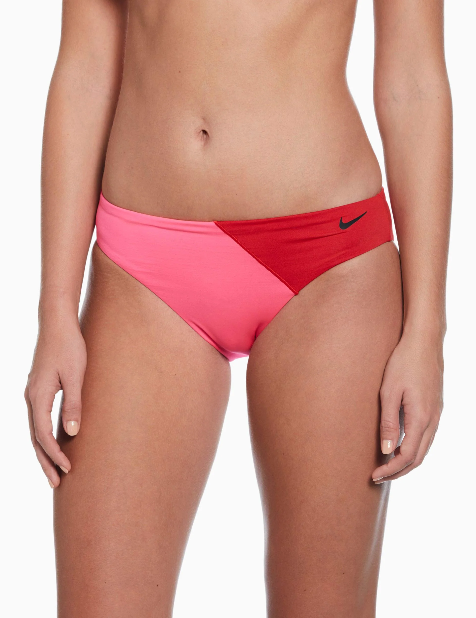 Colour Block Hipster Bikini Bottom - University Red