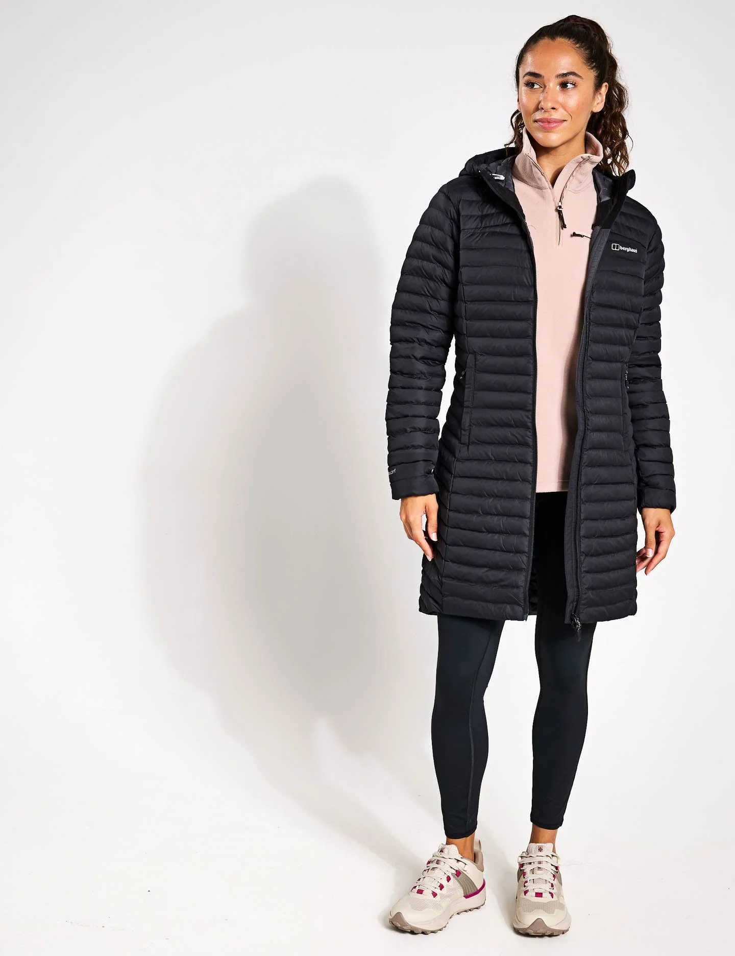 Nula Micro Jacket Long - Black