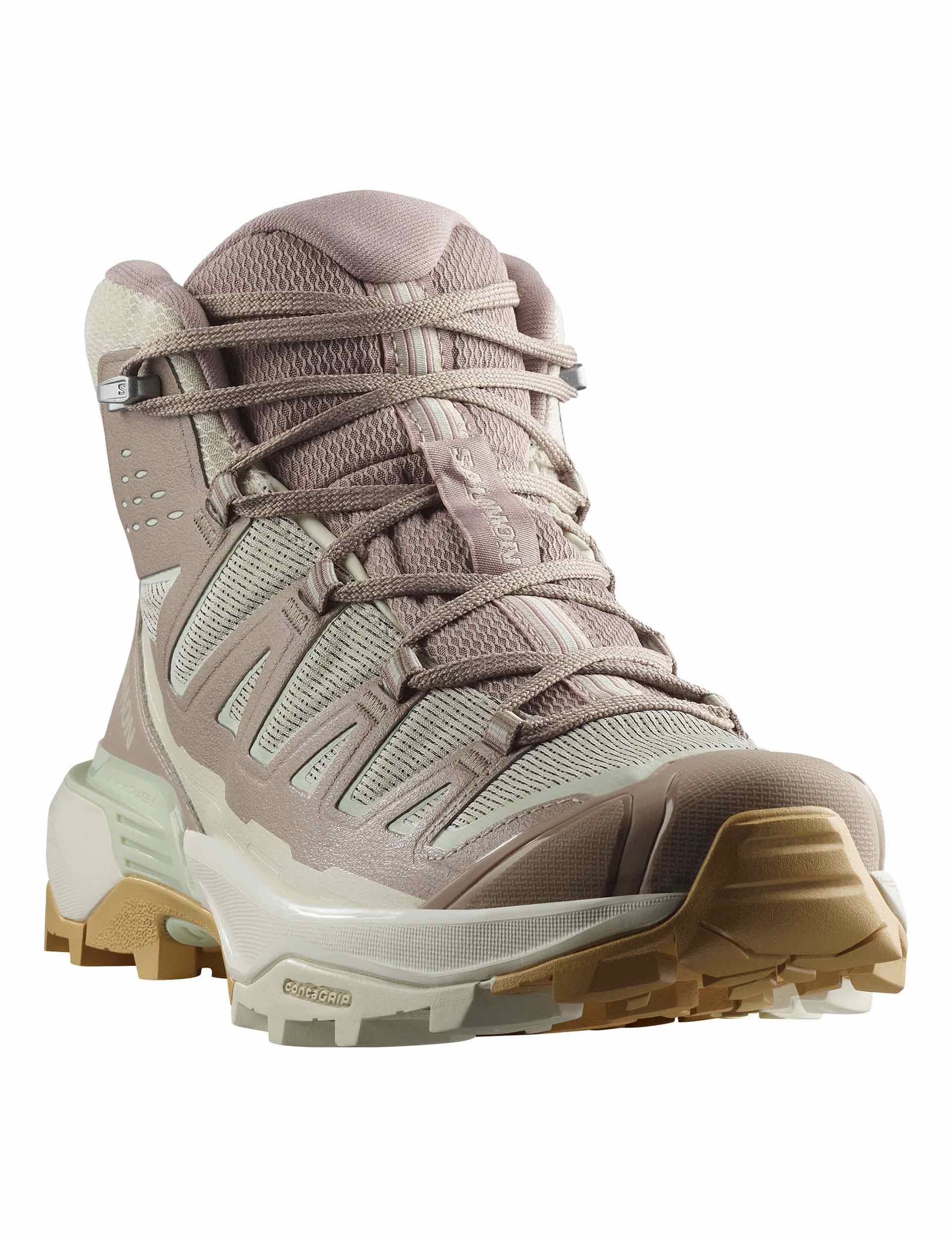 X Ultra 360 Edge Mid Gore-Tex - Rainy Day/Etherea/Canary Green