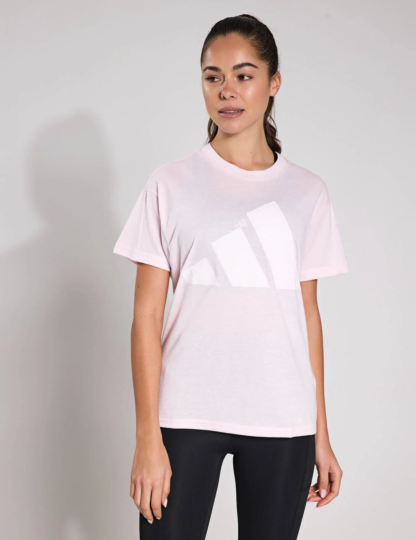Essentials Winners T-Shirt - Clear Pink/White