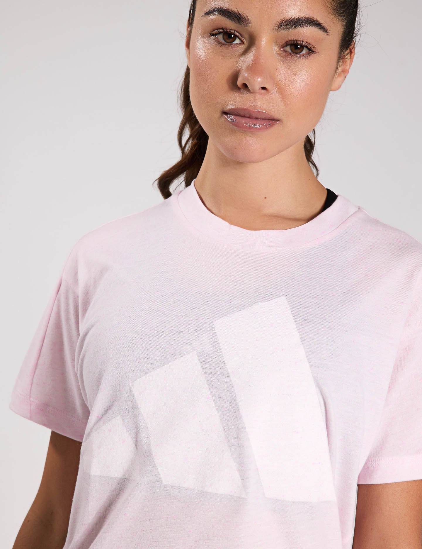 Essentials Winners T-Shirt - Clear Pink/White