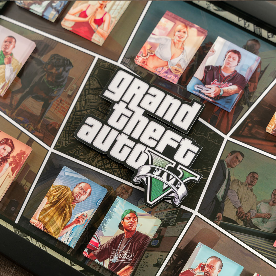 Framed Grand Theft Auto V