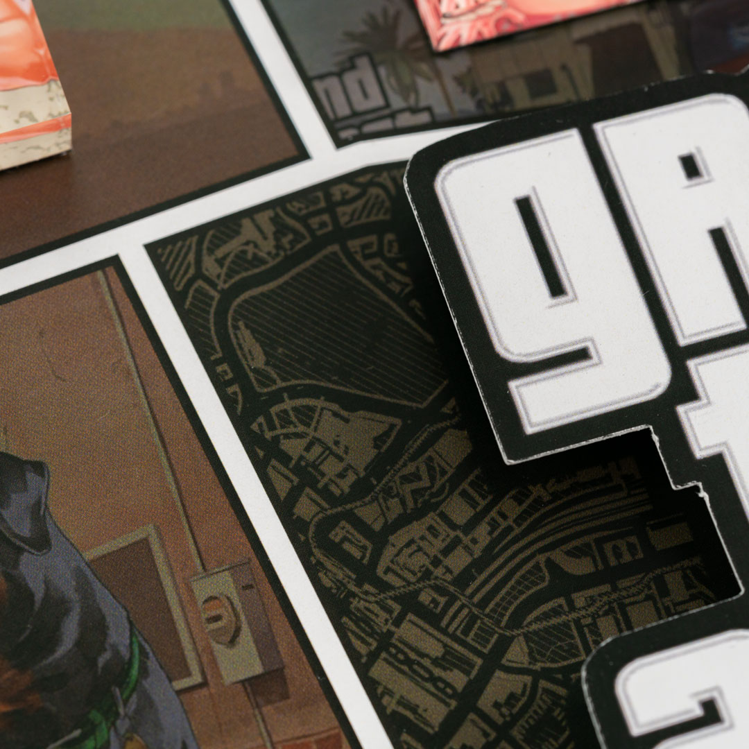 Framed Grand Theft Auto V