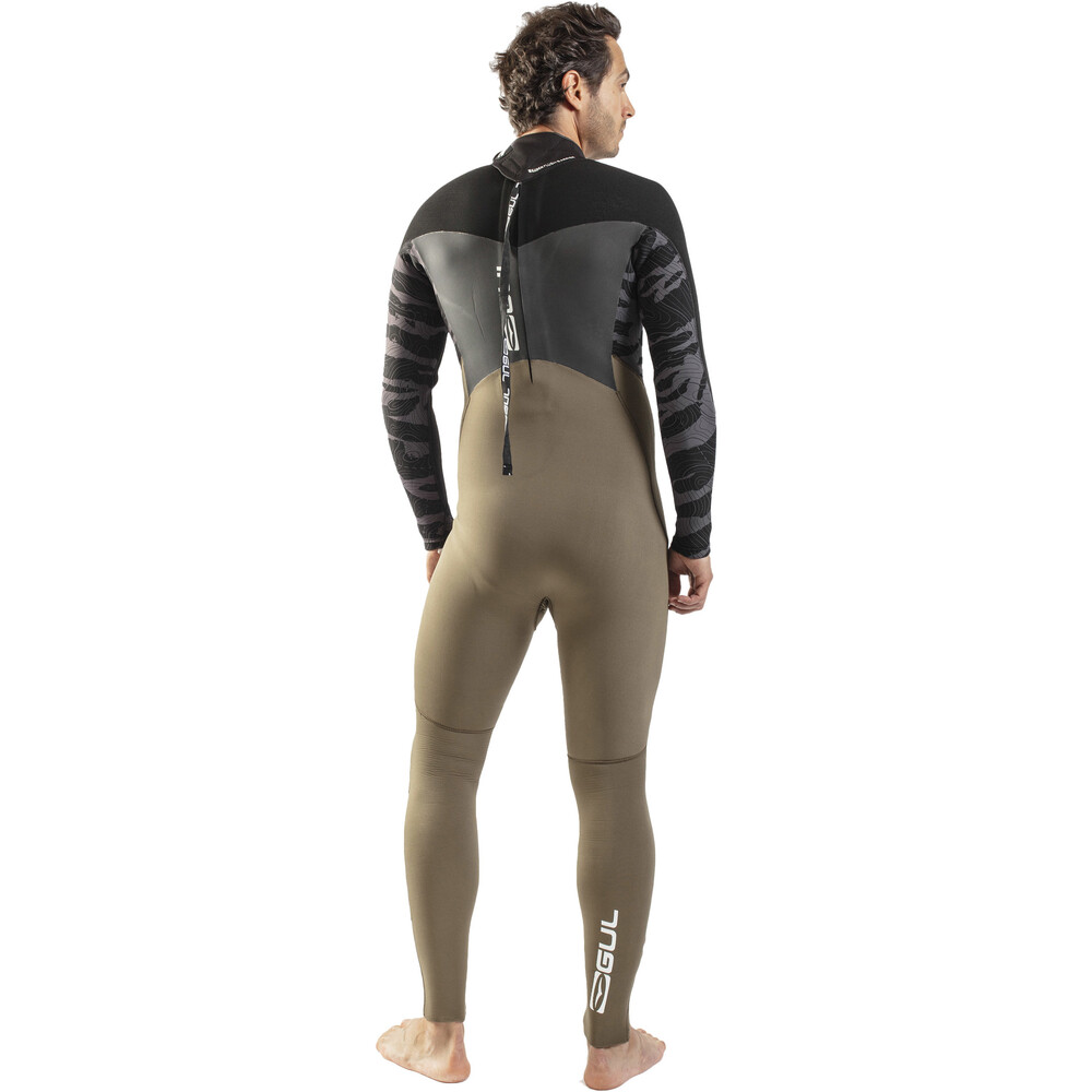 GUL Mens Response 5/3mm GBS Back Zip Wetsuit