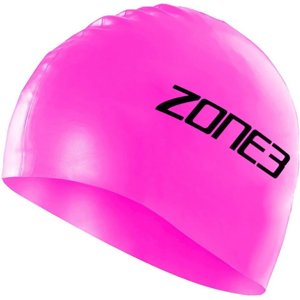 ZONE3 Silicone Swim Cap Pink