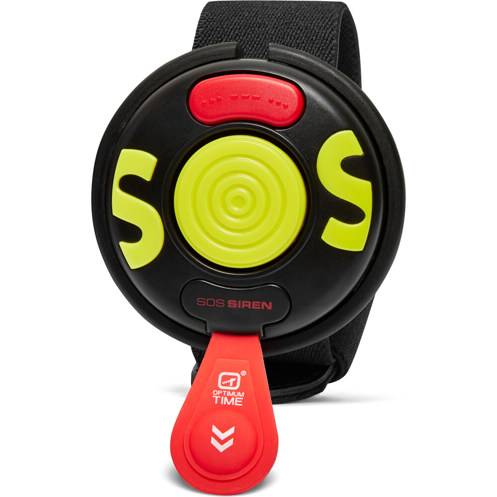 Optimum Time SOS Safety Siren Black/Lime