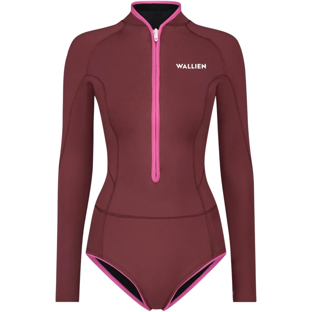 Wallien Womens Horizonia Yulex 1.5mm Front Zip Springsuit Wetsuit