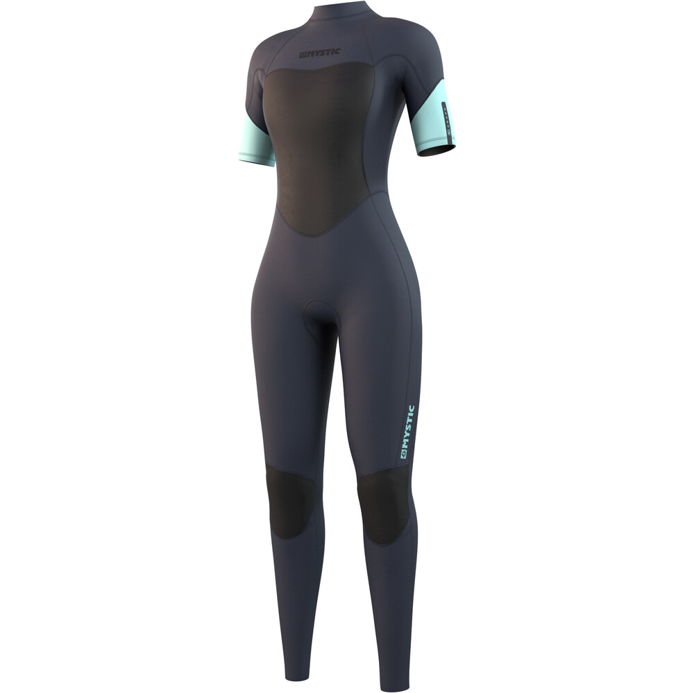 Mystic Womens Brand 3/2mm Short Sleeve Back Zip Wetsuit