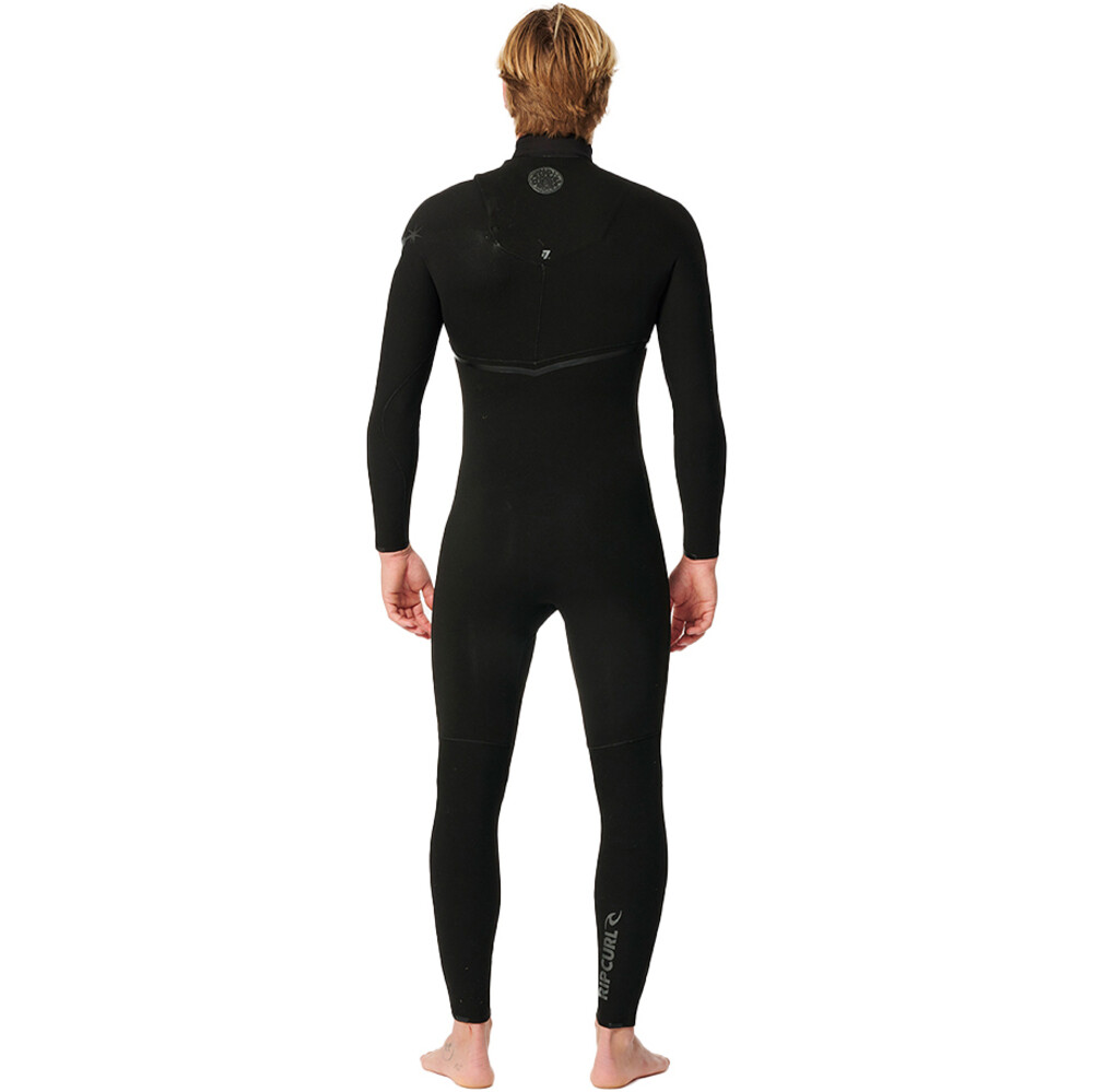 Rip Curl Mens Flashbomb Pro 3/2mm Zip Free Wetsuit Black