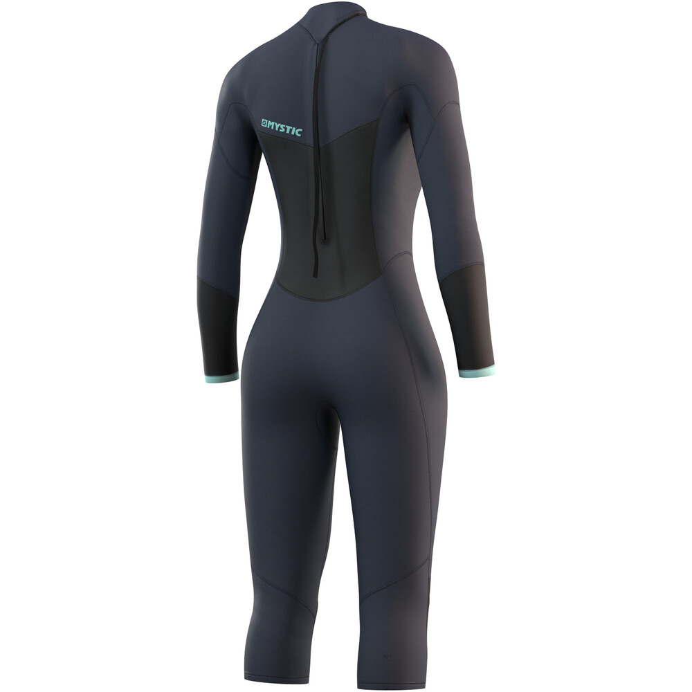 Mystic Womens Brand 3/2mm Long Arm Short Leg Back Zip Wetsuit