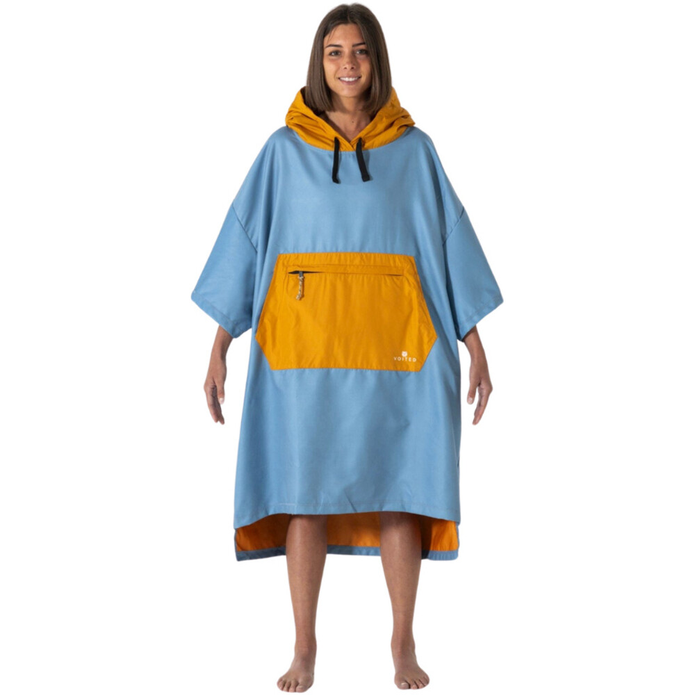 Voited Microfiber Poncho Mountain Spring/Sundial