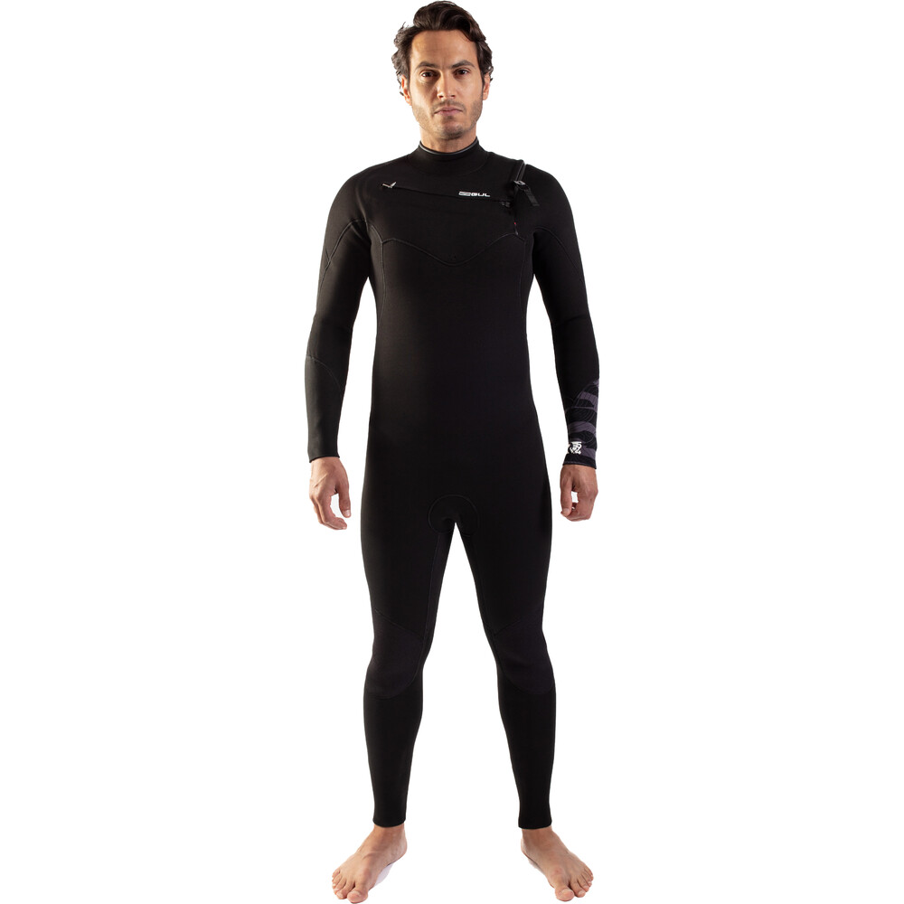 GUL Mens Response FX 5/4mm GBS Chest Zip Wetsuit