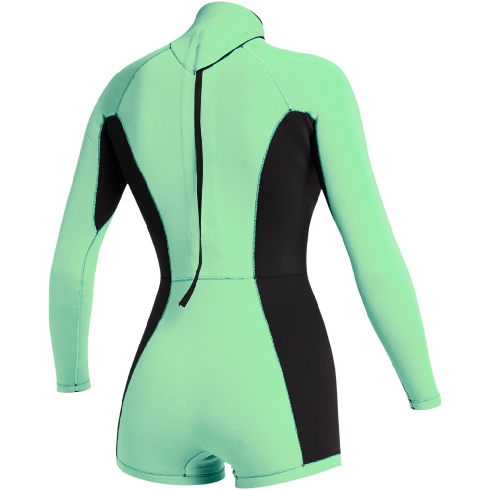 Mystic Womens Lunar BK Longarm 2/2mm Back Zip Shorty Wetsuit