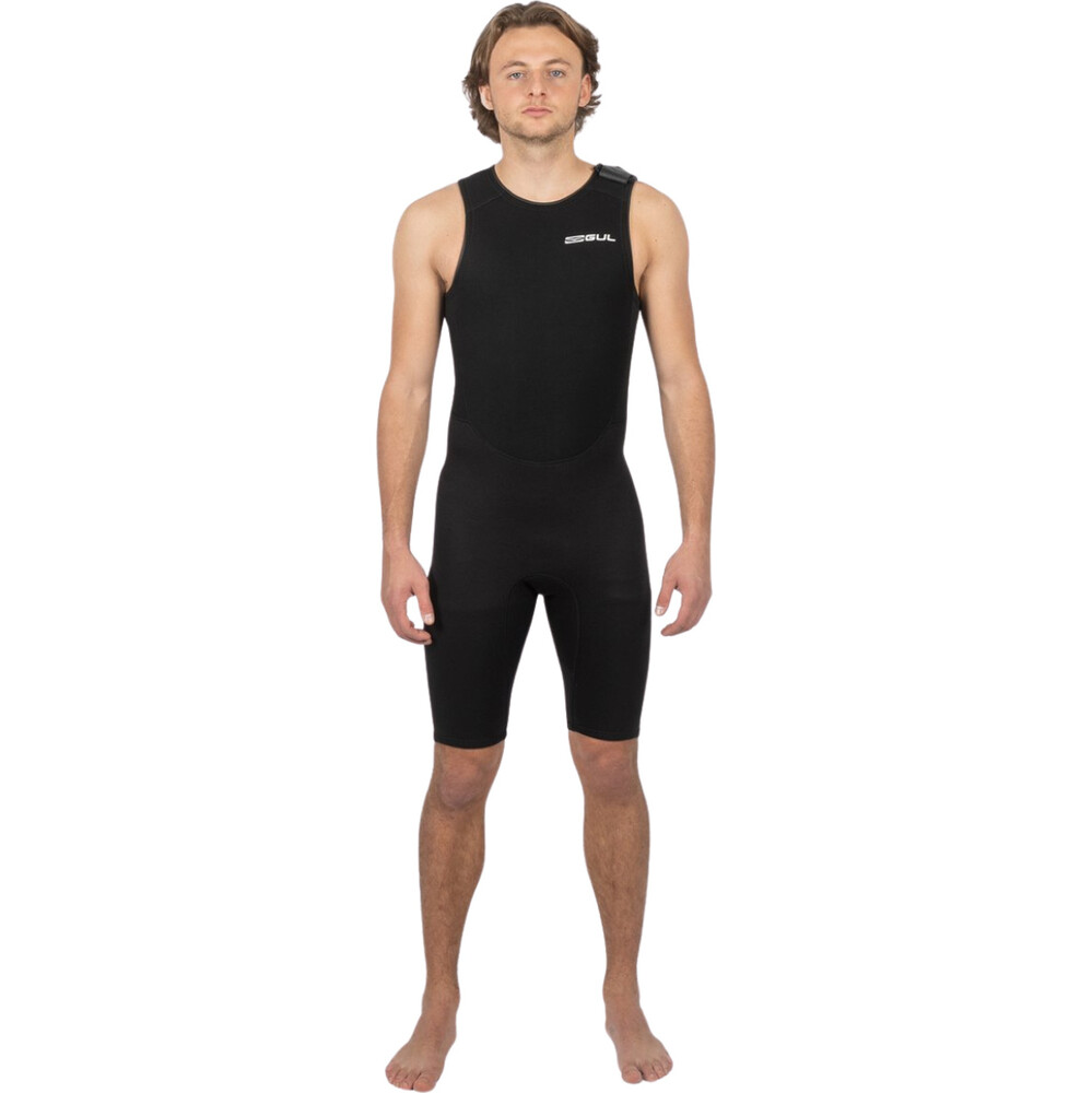 GUL Mens Response 3/2mm Flatlock Short John Wetsuit