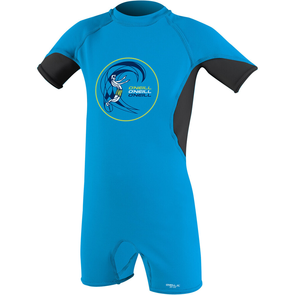ONeill Toddler O'Zone Sun Suit Sky / Black / Lime
