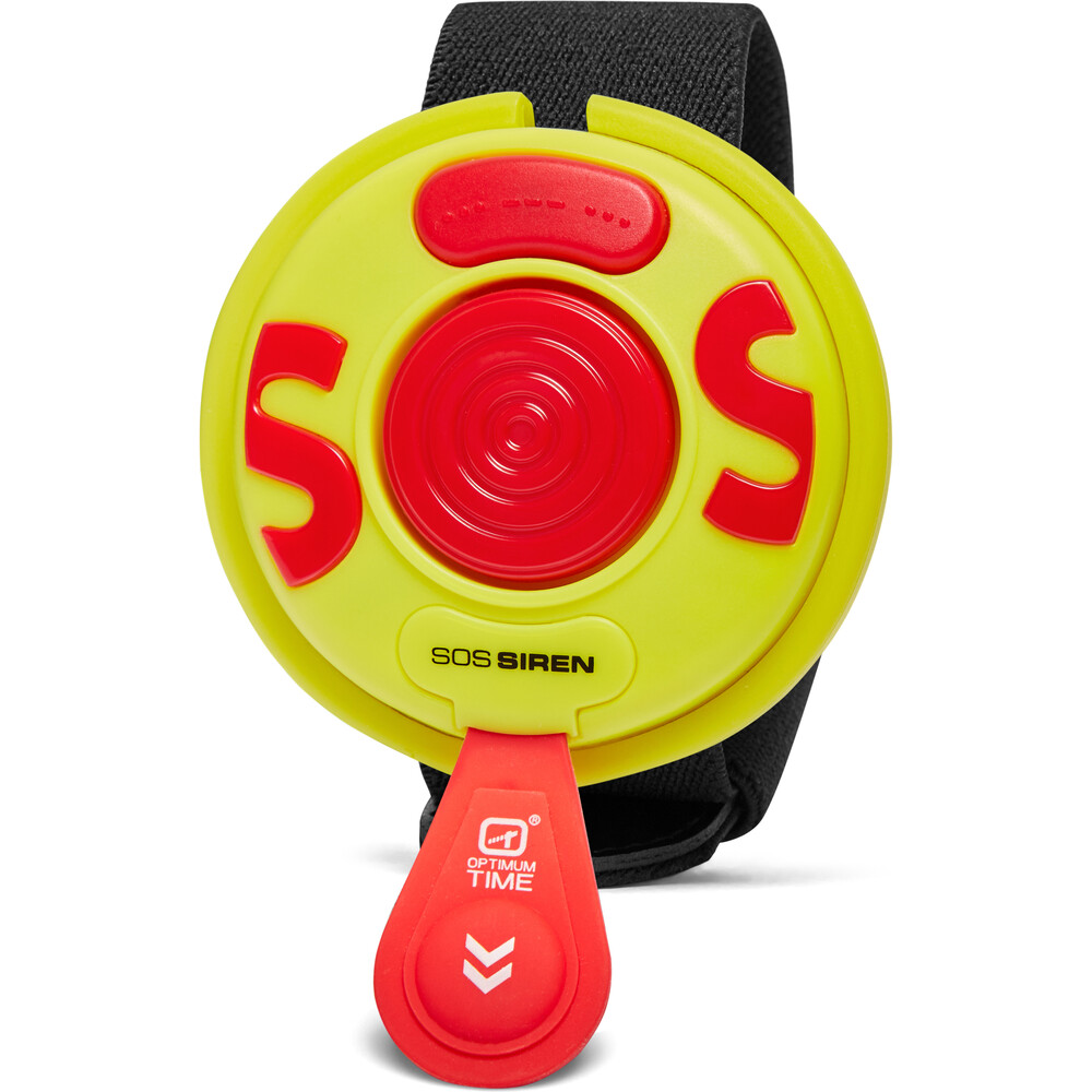 Optimum Time SOS Safety Siren Red/Lime