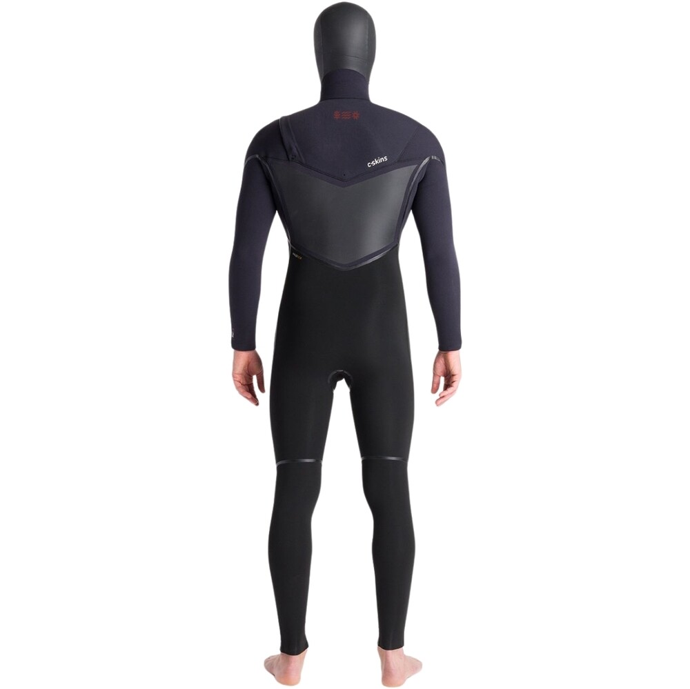 CSkins Mens NuWave Wired+ 6/5mm Chest Zip Hooded Wetsuit x