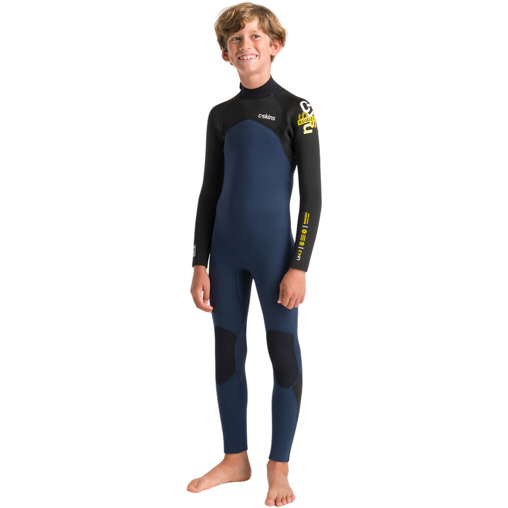 CSkins Junior NuWave Legend 4/3mm Back Zip Wetsuit