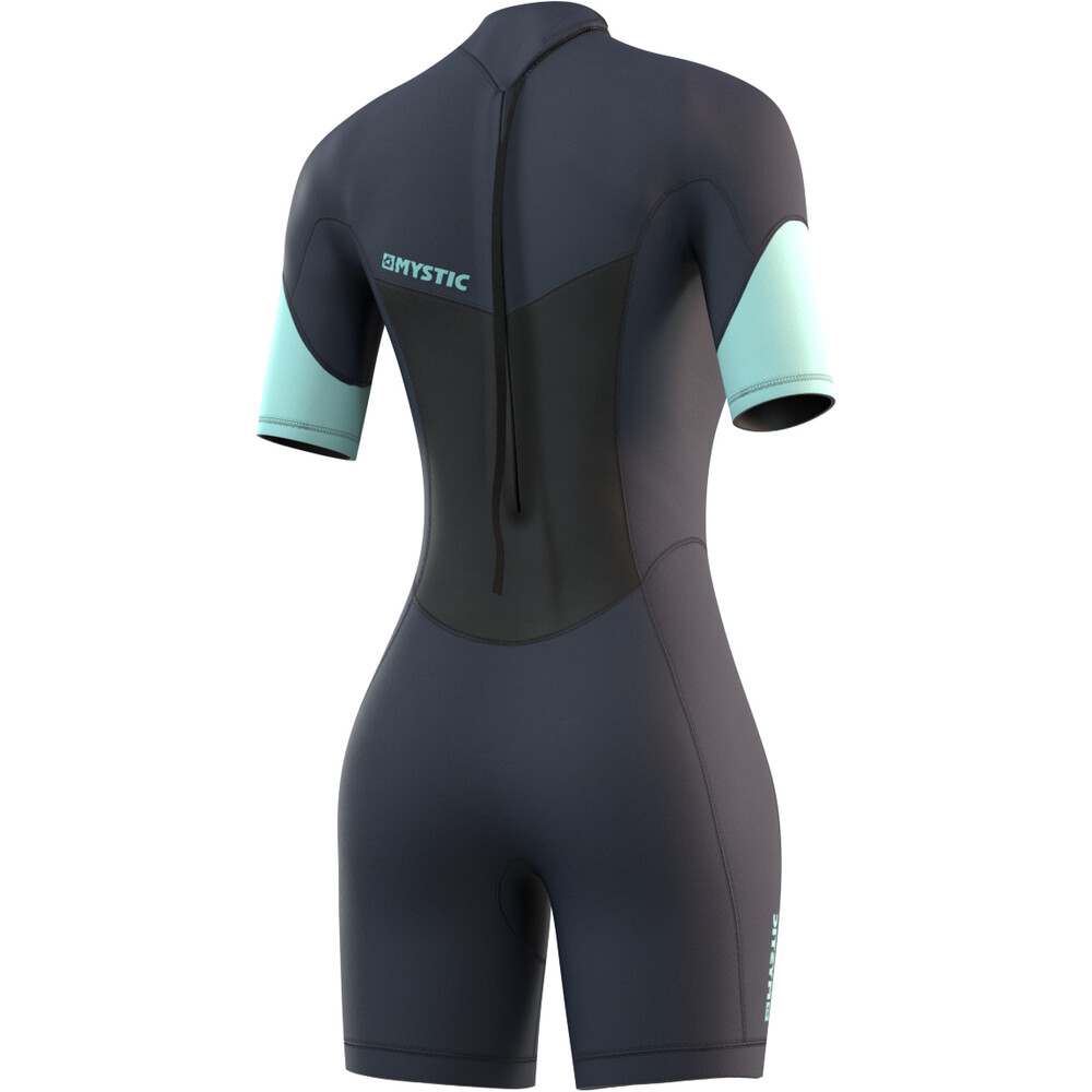 Mystic Womens Brand 3/2mm Back Zip Shorty Wetsuit