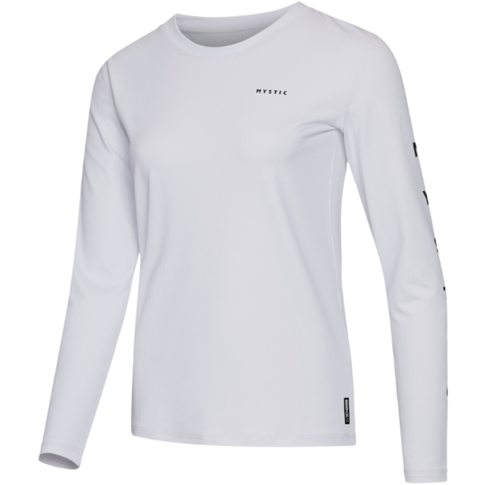 Mystic Womens Solstice Long Sleeve Rash Vest White