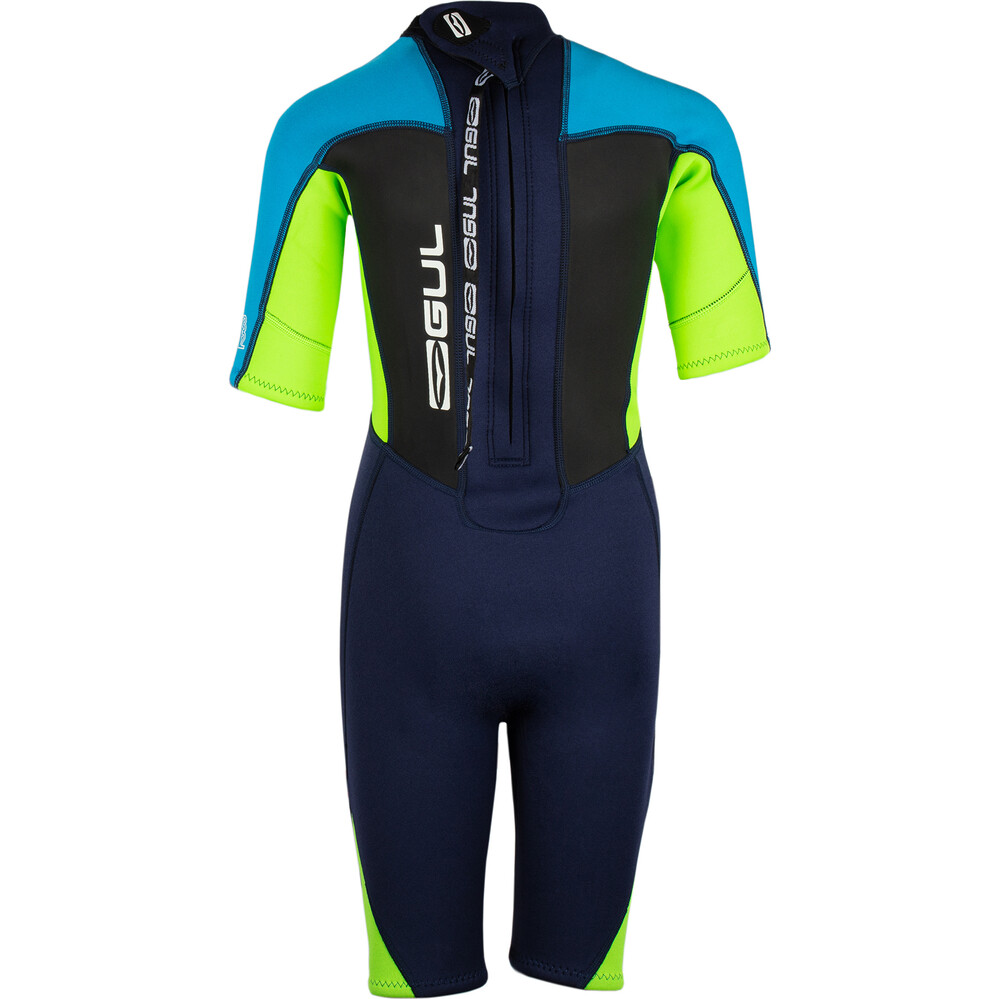 GUL Junior Response 3/2mm Back Zip Shorty Wetsuit