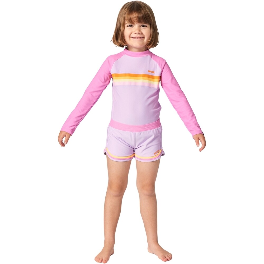 Rip Curl Junior Rainbow Tide Long Sleeve Rash Vest