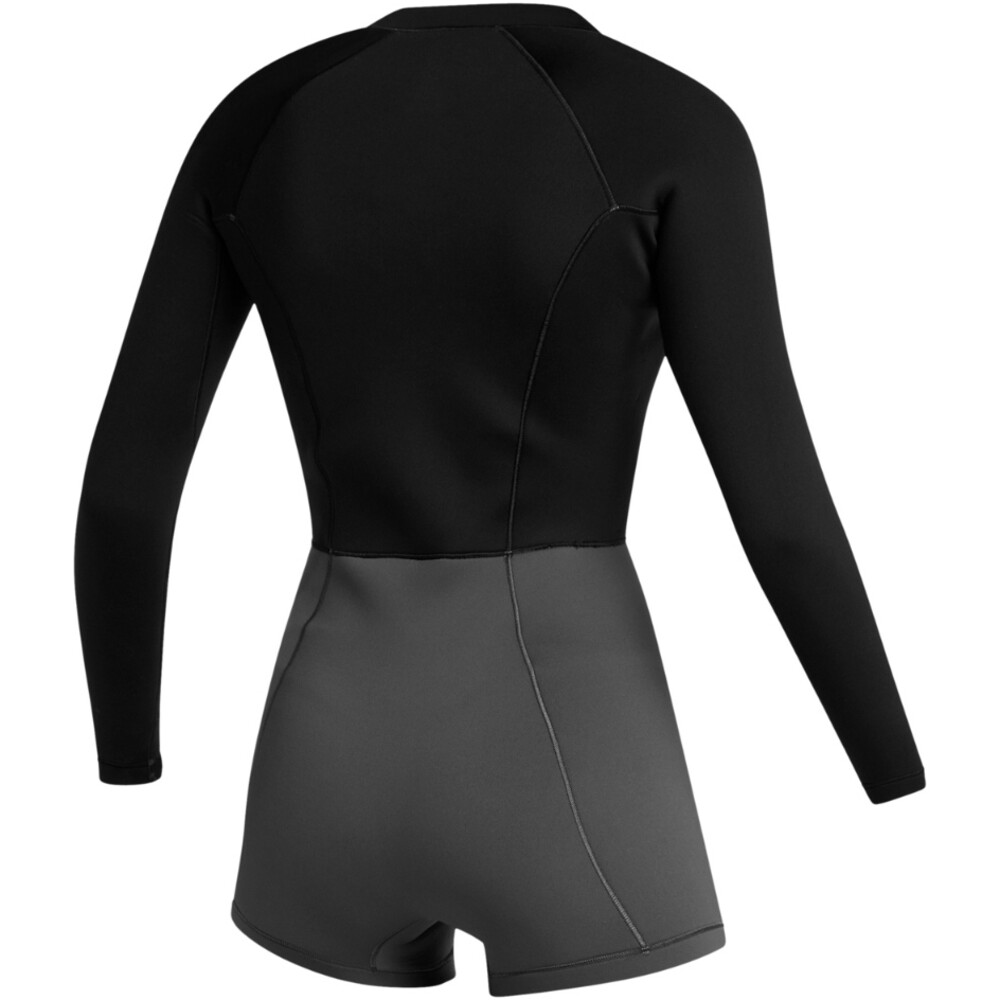 Mystic Womens Lunar Long Arm 2mm Front Zip Shorty Wetsuit