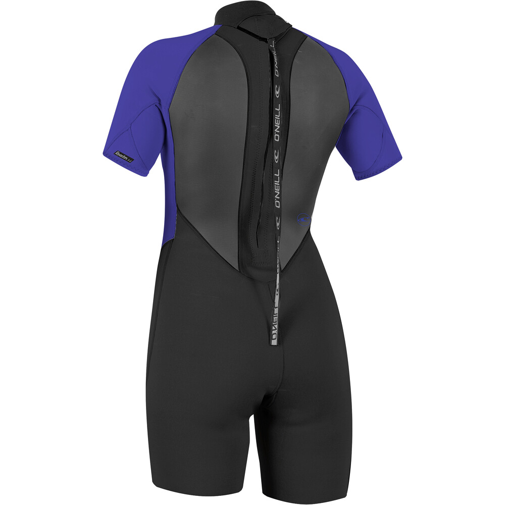 ONeill Women Reactor II 2mm Back Zip Shorty Wetsuit