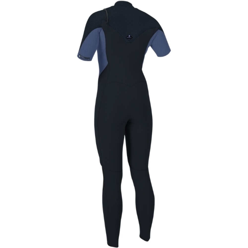 ONeill Womens Hyperfreak 2mm Chest Zip Short Sleeve Wetsuit